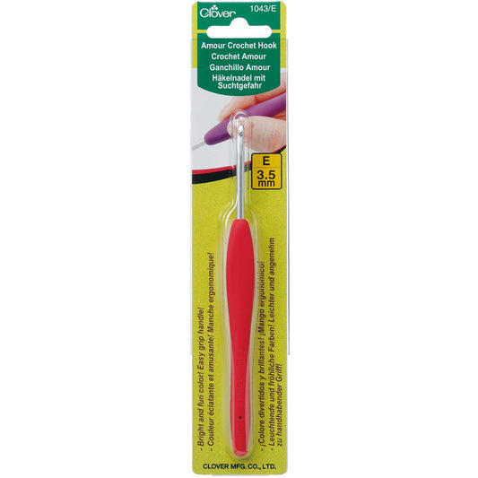 Clover amour crochet hook size E 3.5mm