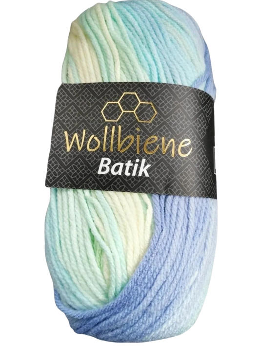 Wollbiene Batik gradient yarn - blue green aqua