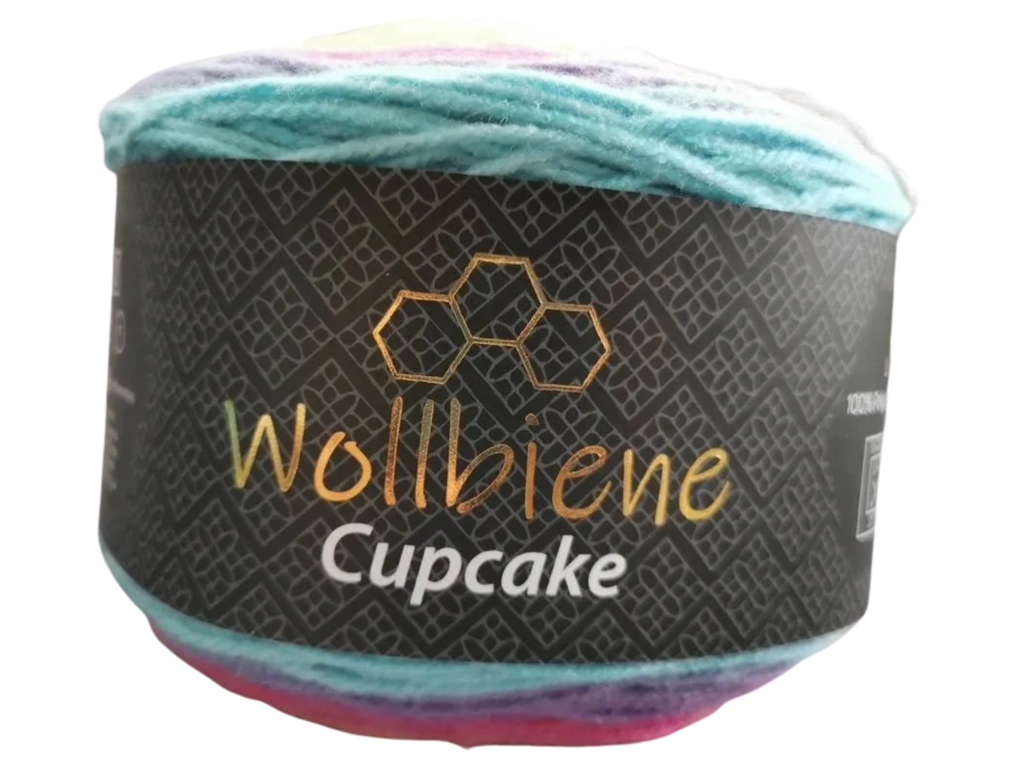 Wollbiene cupcake gradient