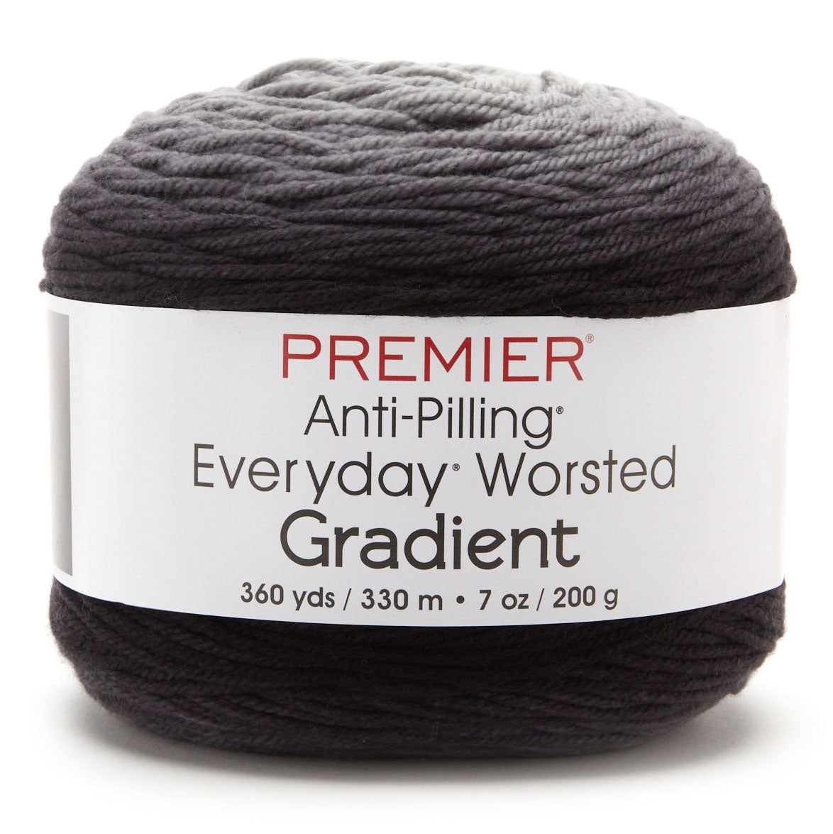 Premier anti-pilling Everyday worsted gradient yarn - black tones