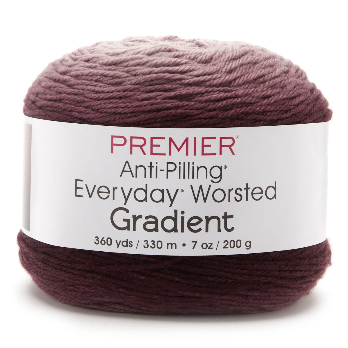 Premier anti-pilling Everyday worsted gradient yarn - eggplant tones