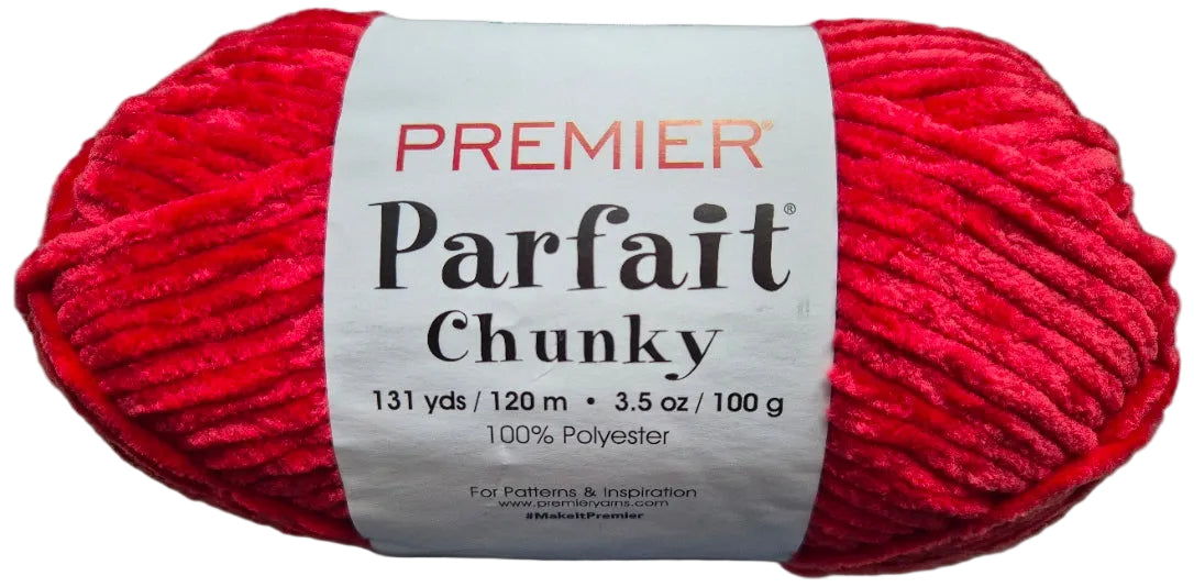 Premier Parfait chunky yarn Cardinal