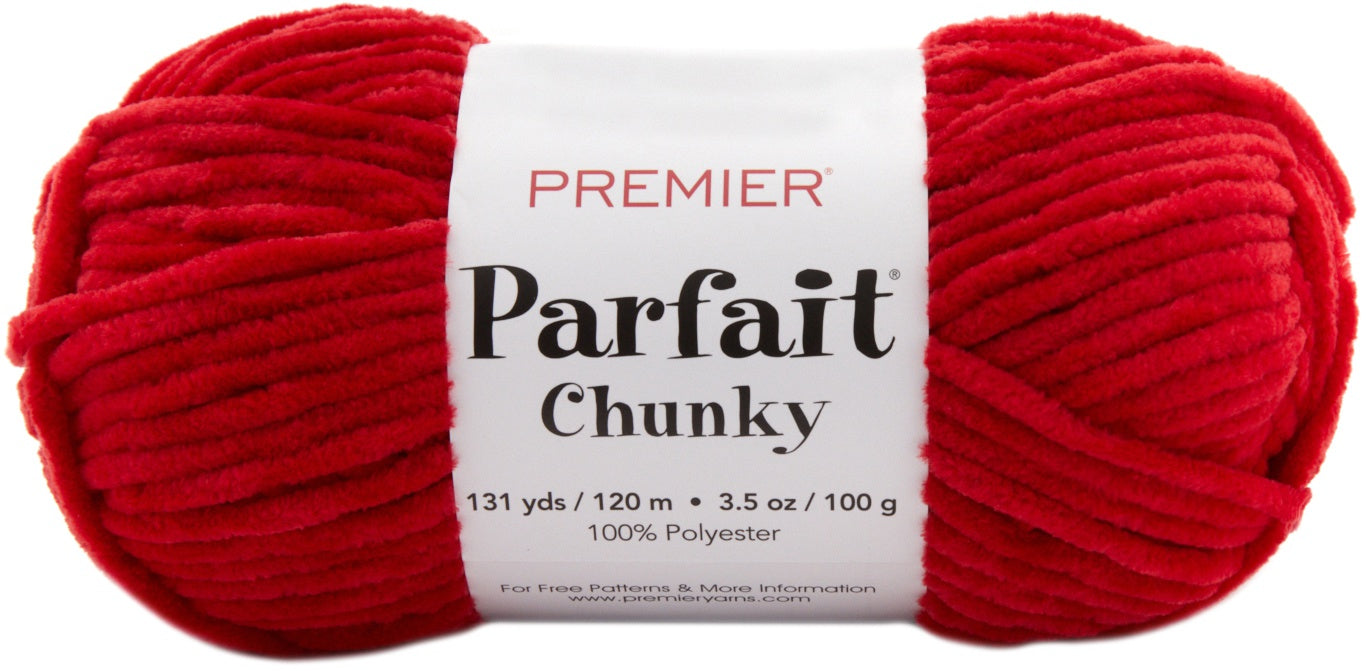 Premier Parfait chunky yarn Cardinal