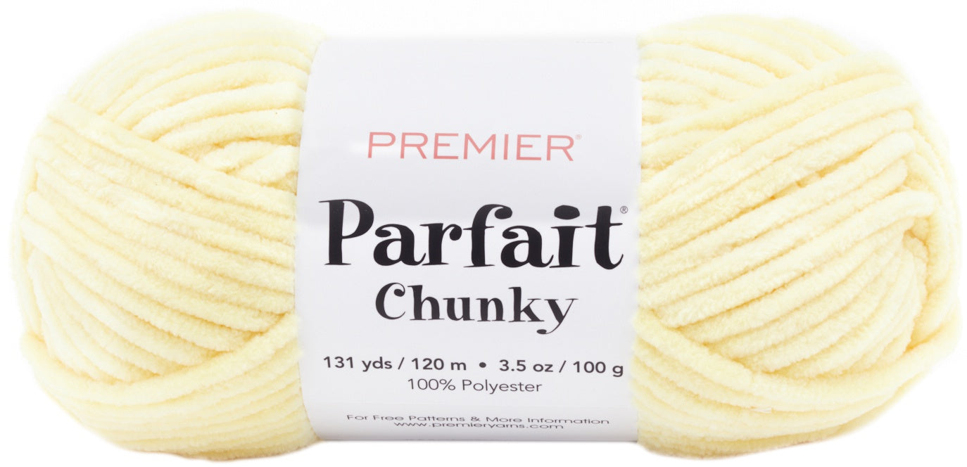 Premier Parfait chunky yarn yellow