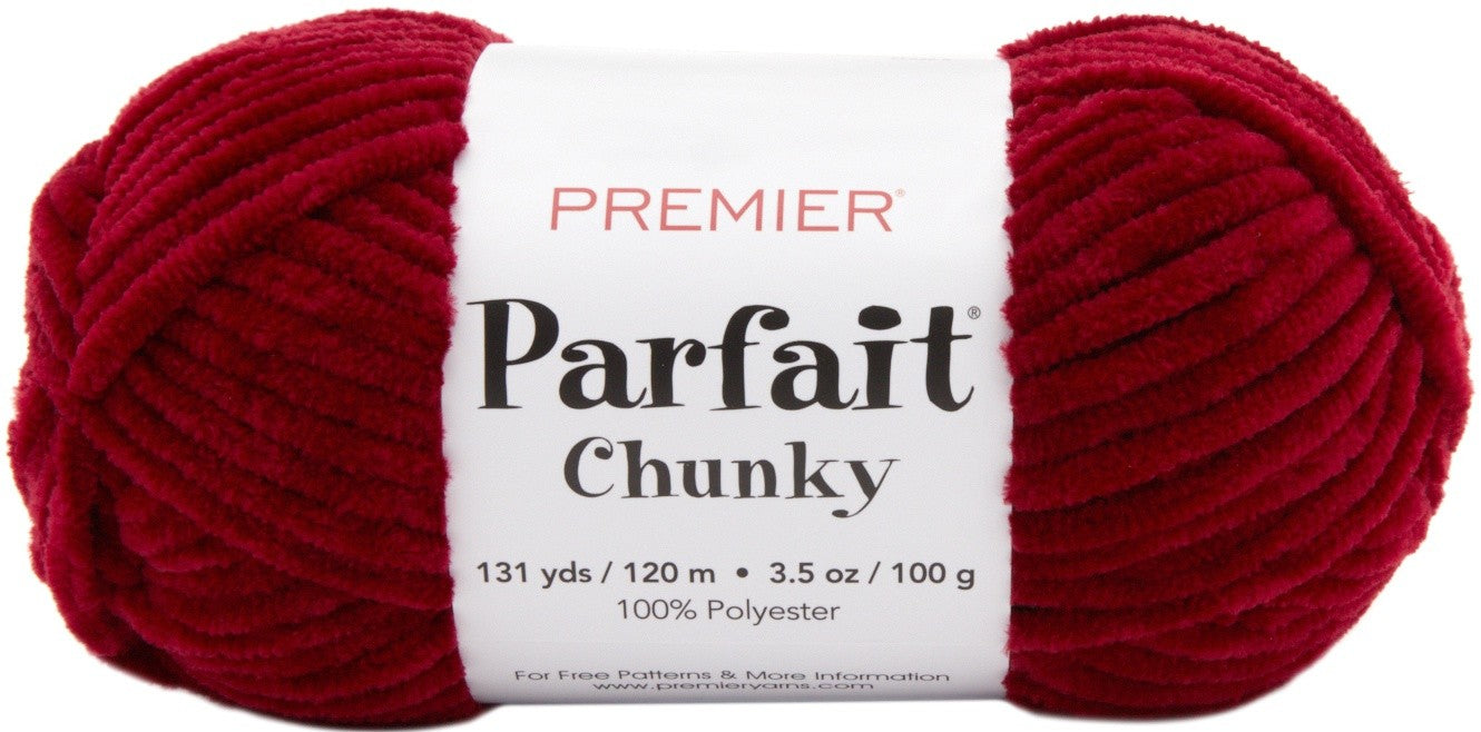 Premier Parfait chunky yarn Ruby