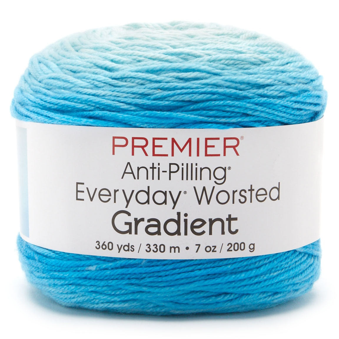 Premier anti-pilling Everyday worsted gradient yarn - sky tones
